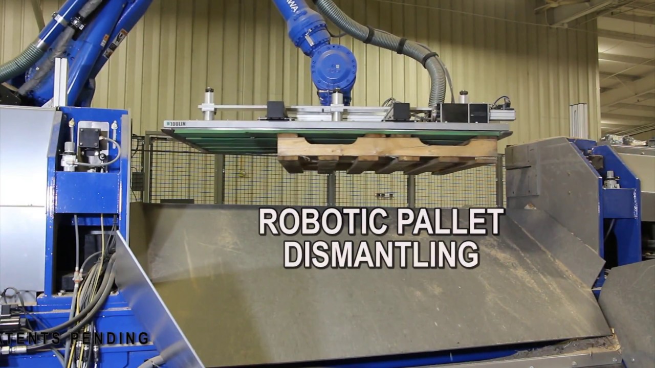 Robot Yaskawa ứng dụng thao dỡ pallet